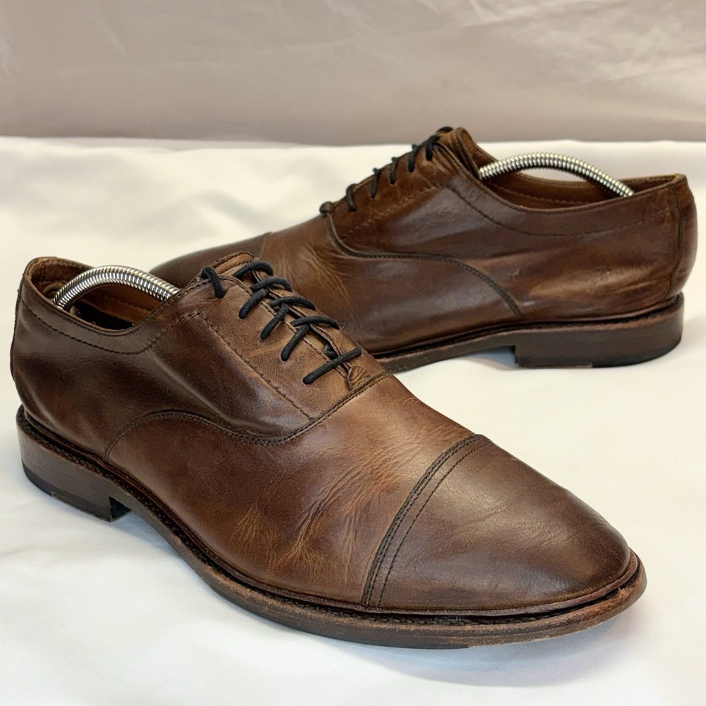 Frye Paul Bal Oxfords Men's Size 11 D Shoes Brown Leather Cap Toe
